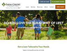 Tablet Screenshot of farmcredit-fl.com